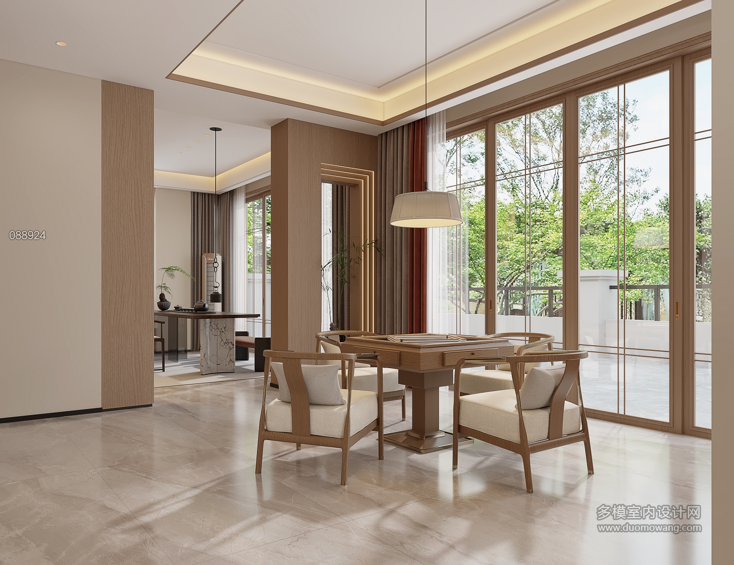 新中式顶层休闲区