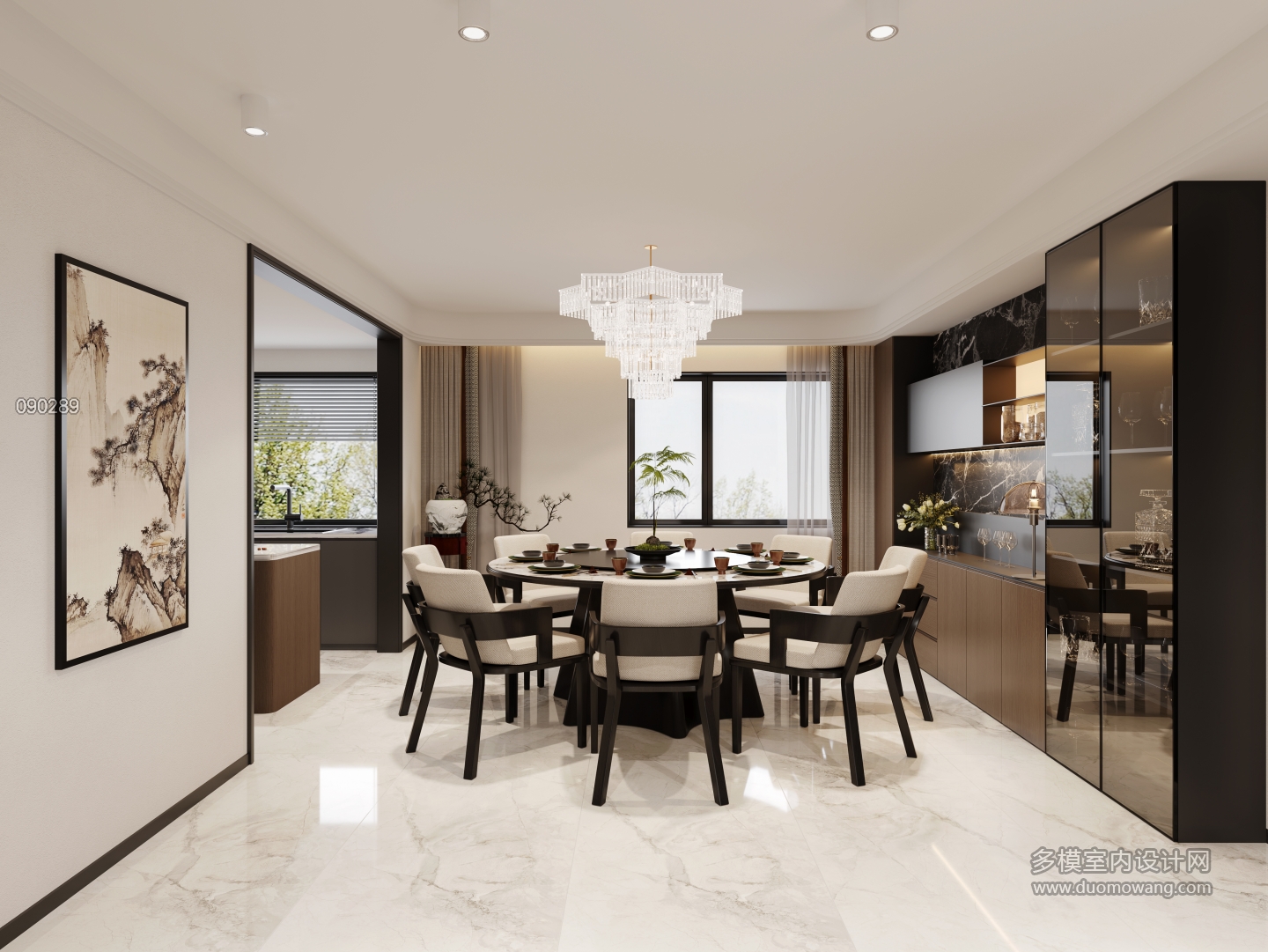 5新中式餐厅单张