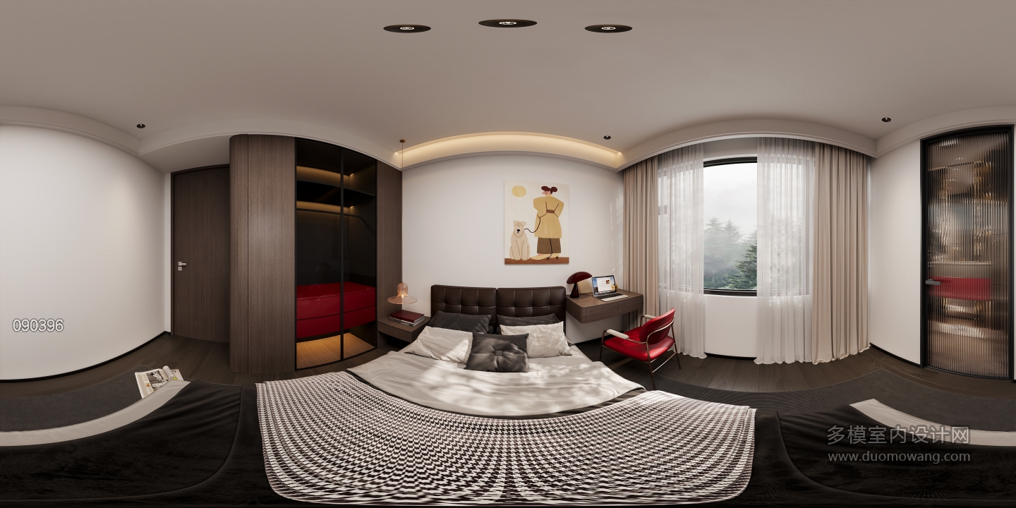 现代女儿房全景