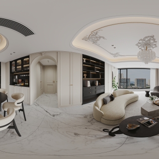 法式轻奢客餐厅