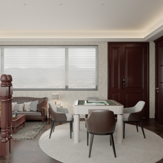 美式三楼客厅单张