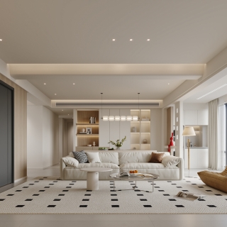 现代沙发背景特写