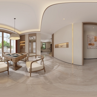 新中式顶层休闲区360