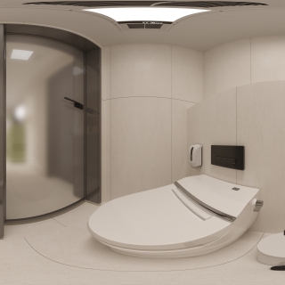 原木卫生间360全景