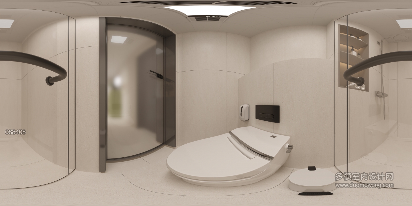 原木卫生间360全景