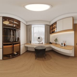 意式衣帽间全景