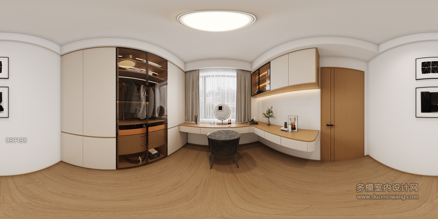 意式衣帽间全景