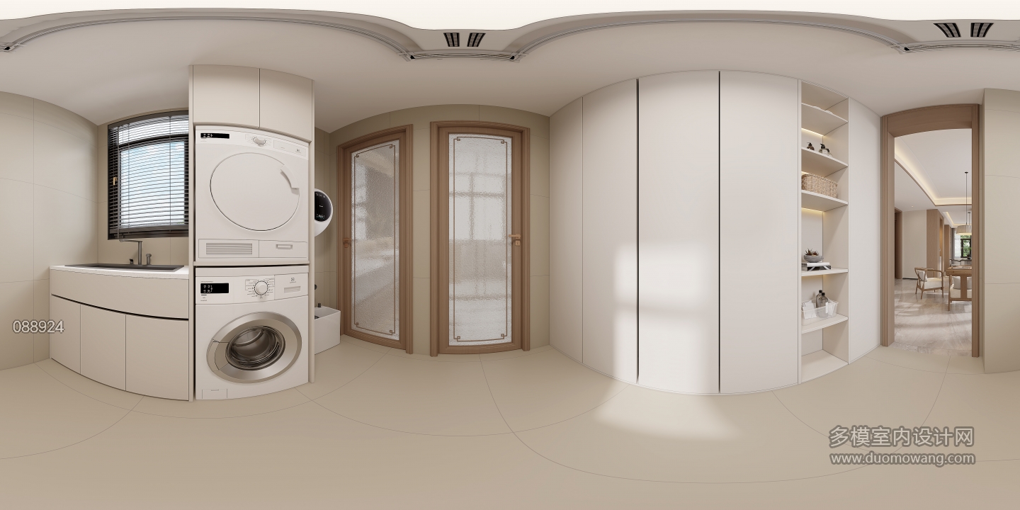 新中式顶层生活区360