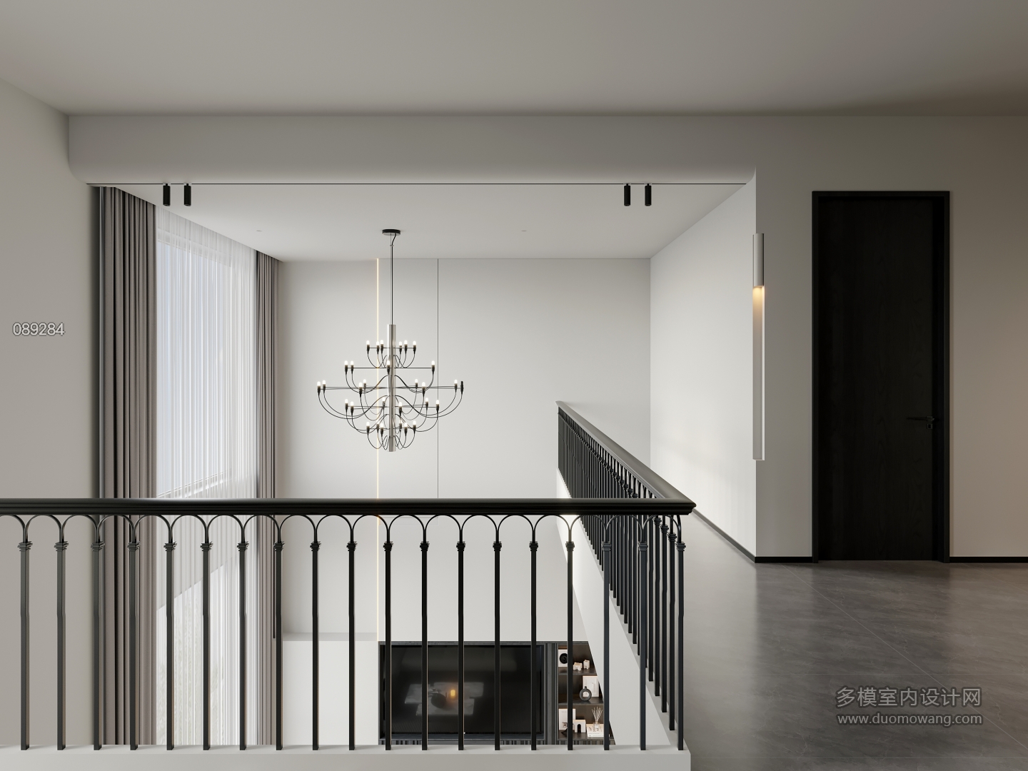 意式极简二层连廊