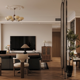 中古风电视背景