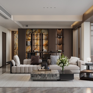 现代客厅特写 (1)