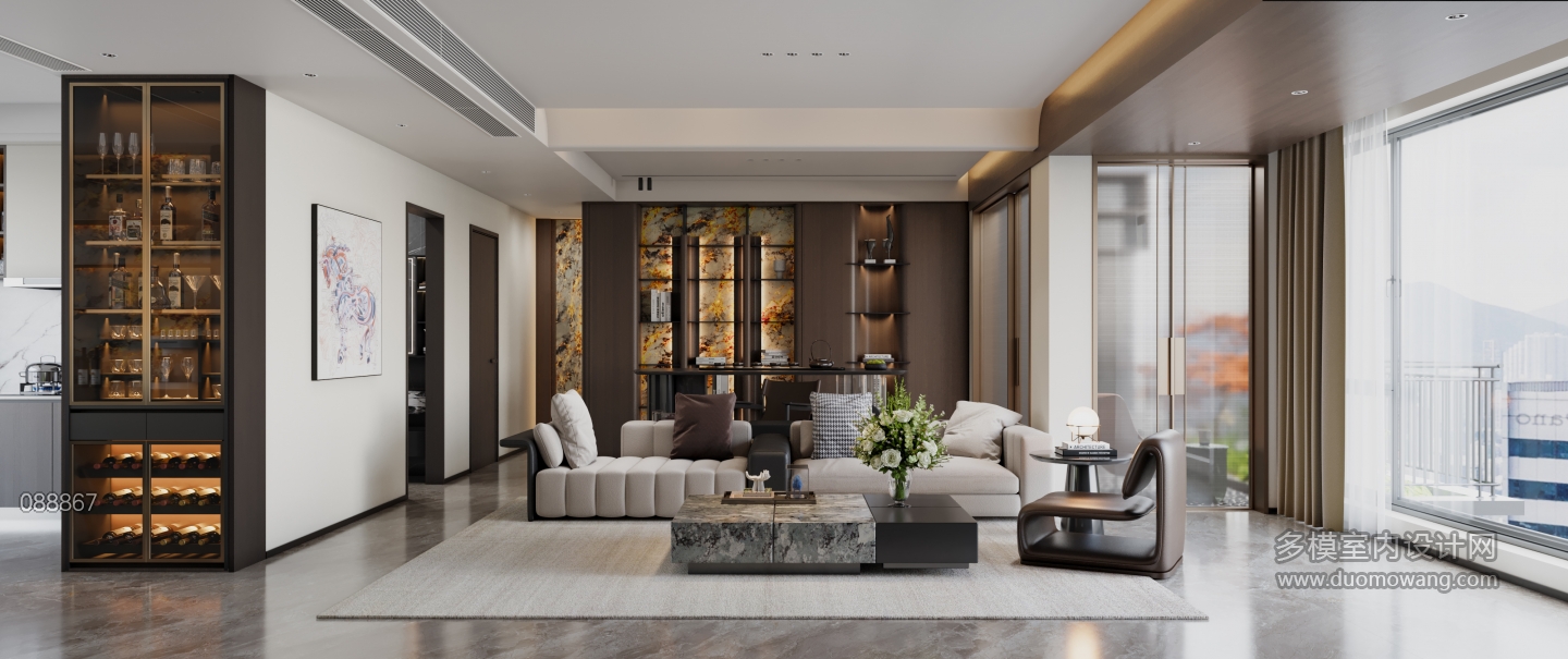 现代客厅特写 (1)