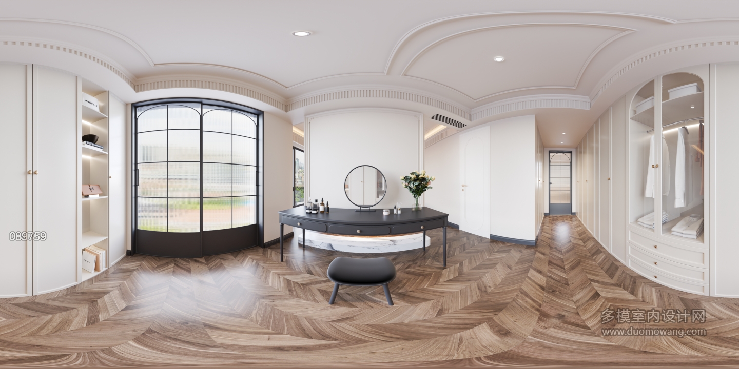 三楼衣帽间法式