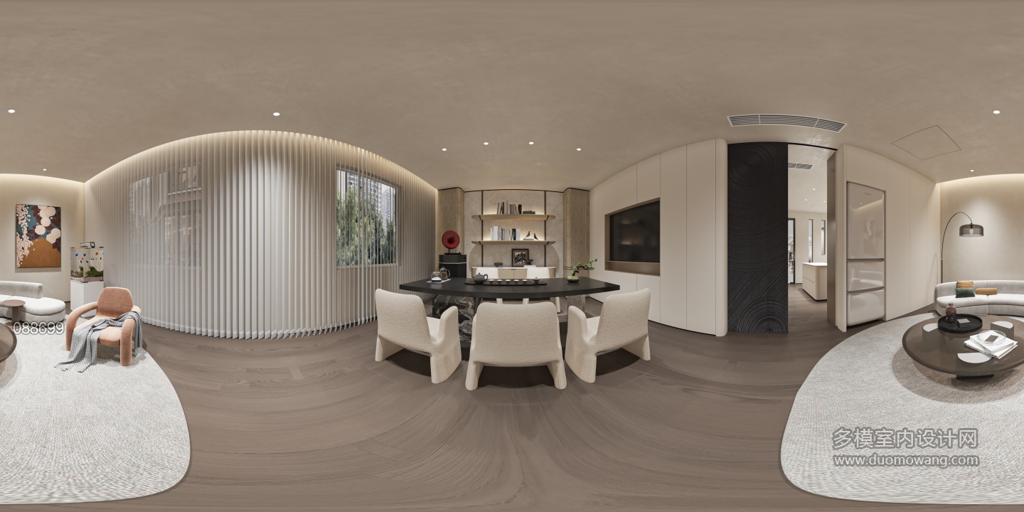 现代办公室全景3