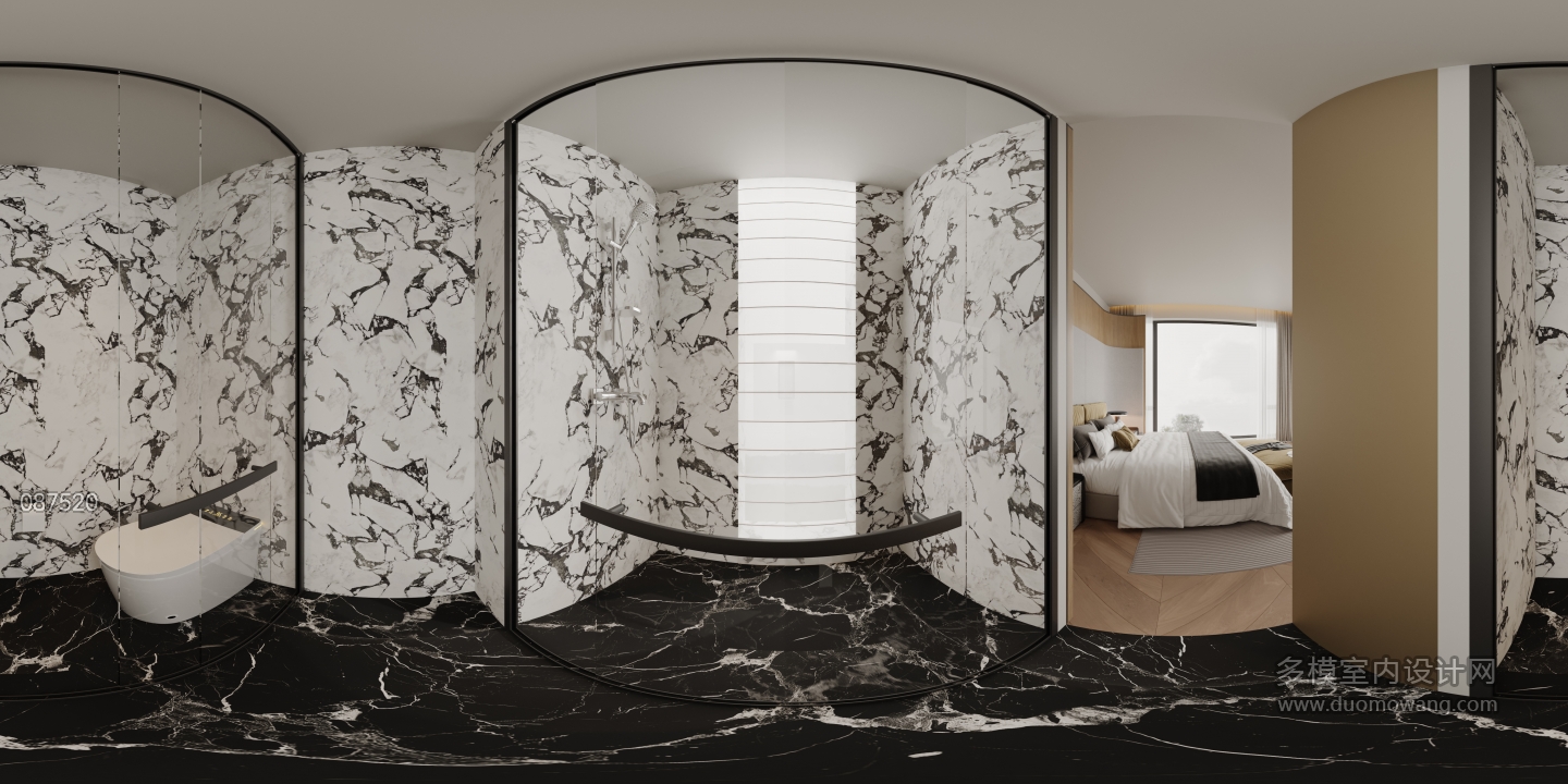 2楼次卧室卫生间全景