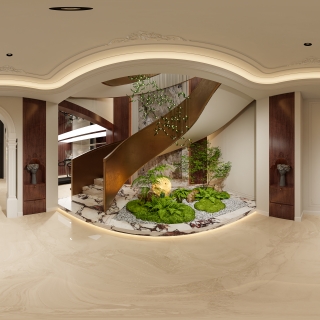 法式复古地下室电梯间3602