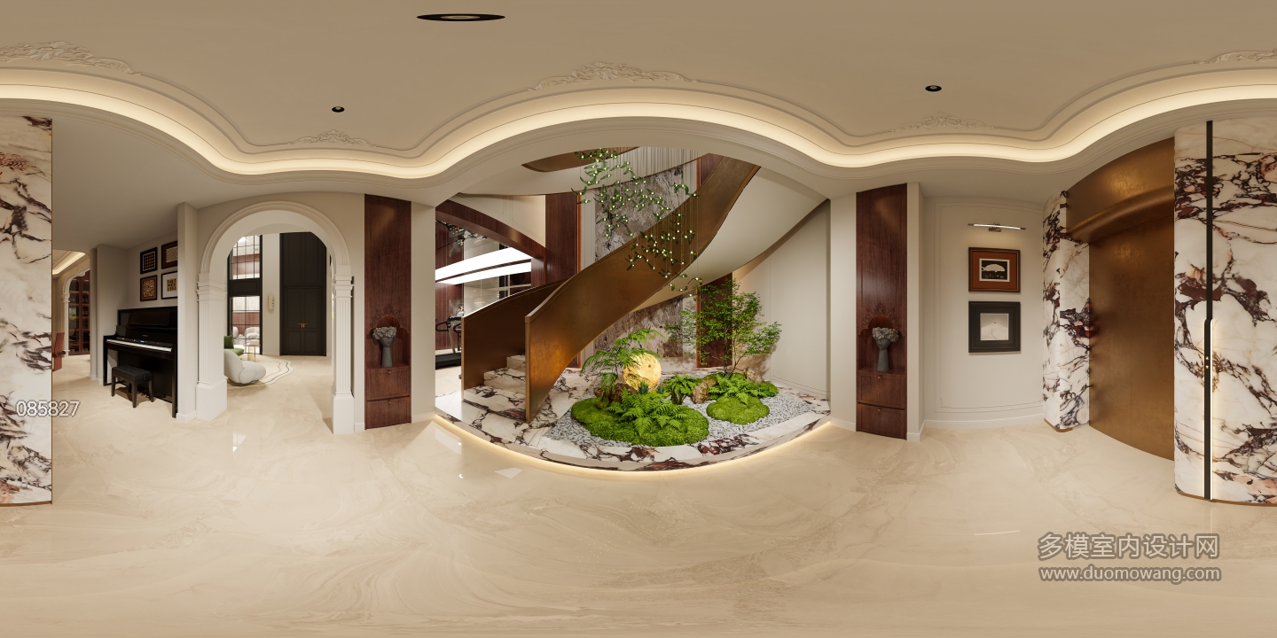 法式复古地下室电梯间3602