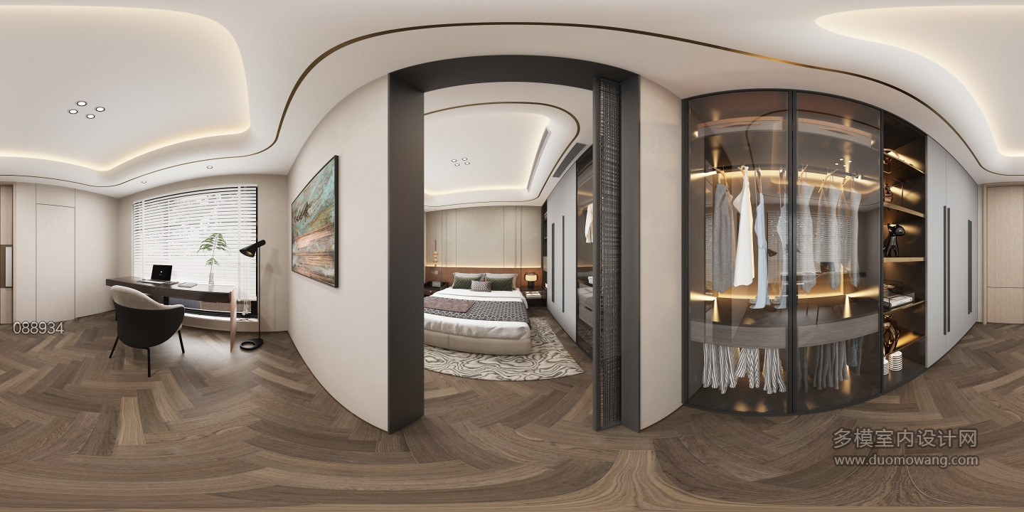 6_3轻奢男孩房全景_0000