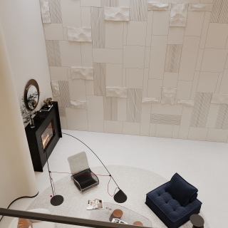 现代负二客厅单张一