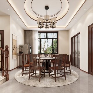 新中式楼下餐厅