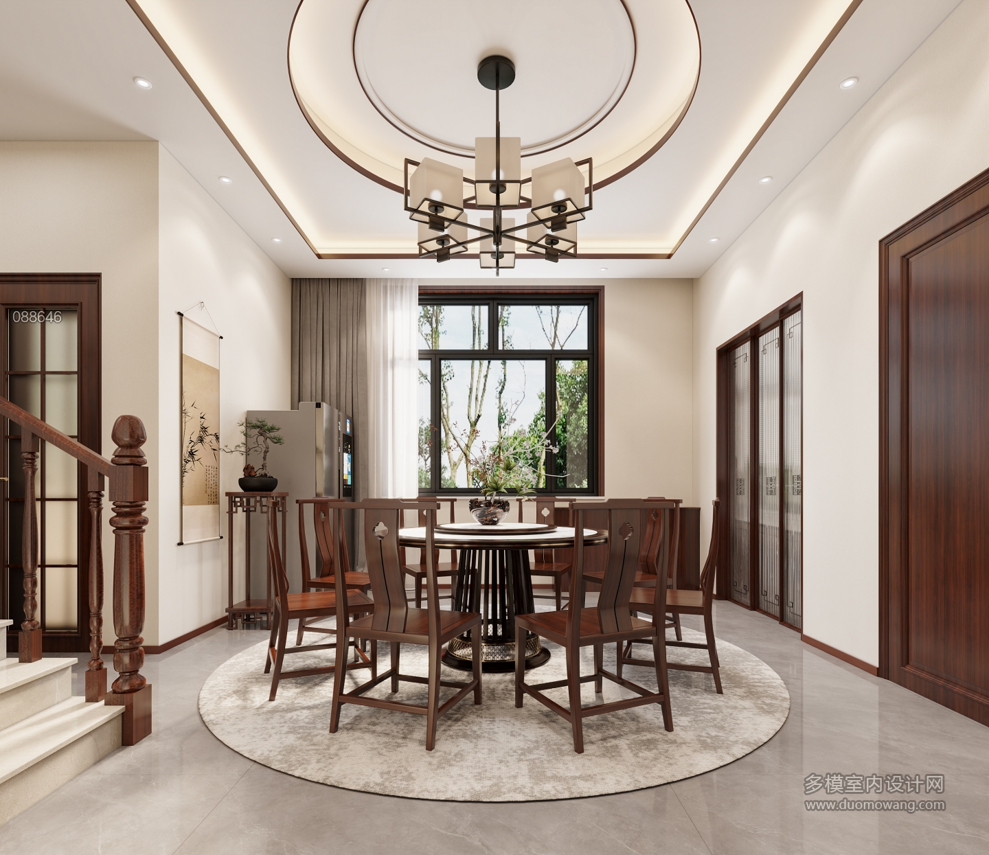 新中式楼下餐厅