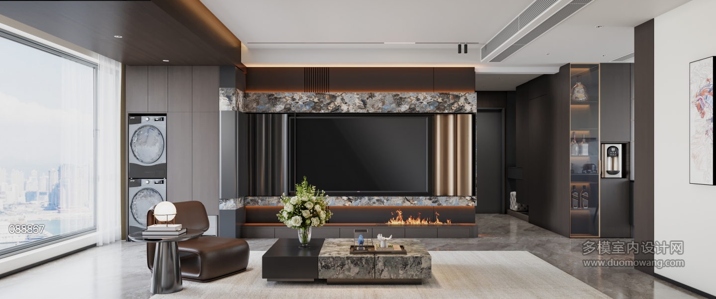 现代客厅特写 (2)