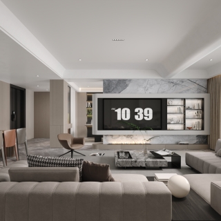 现代电视背景墙-单张