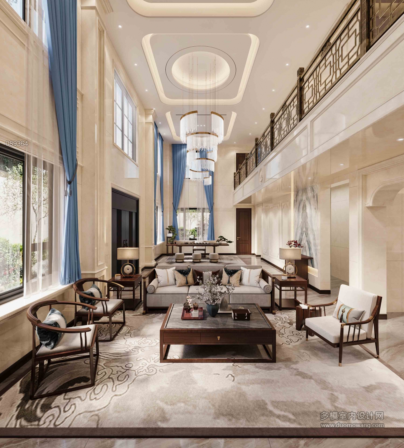 新中式沙发墙02