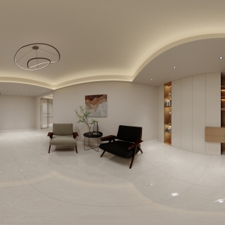 现代负一层休闲区