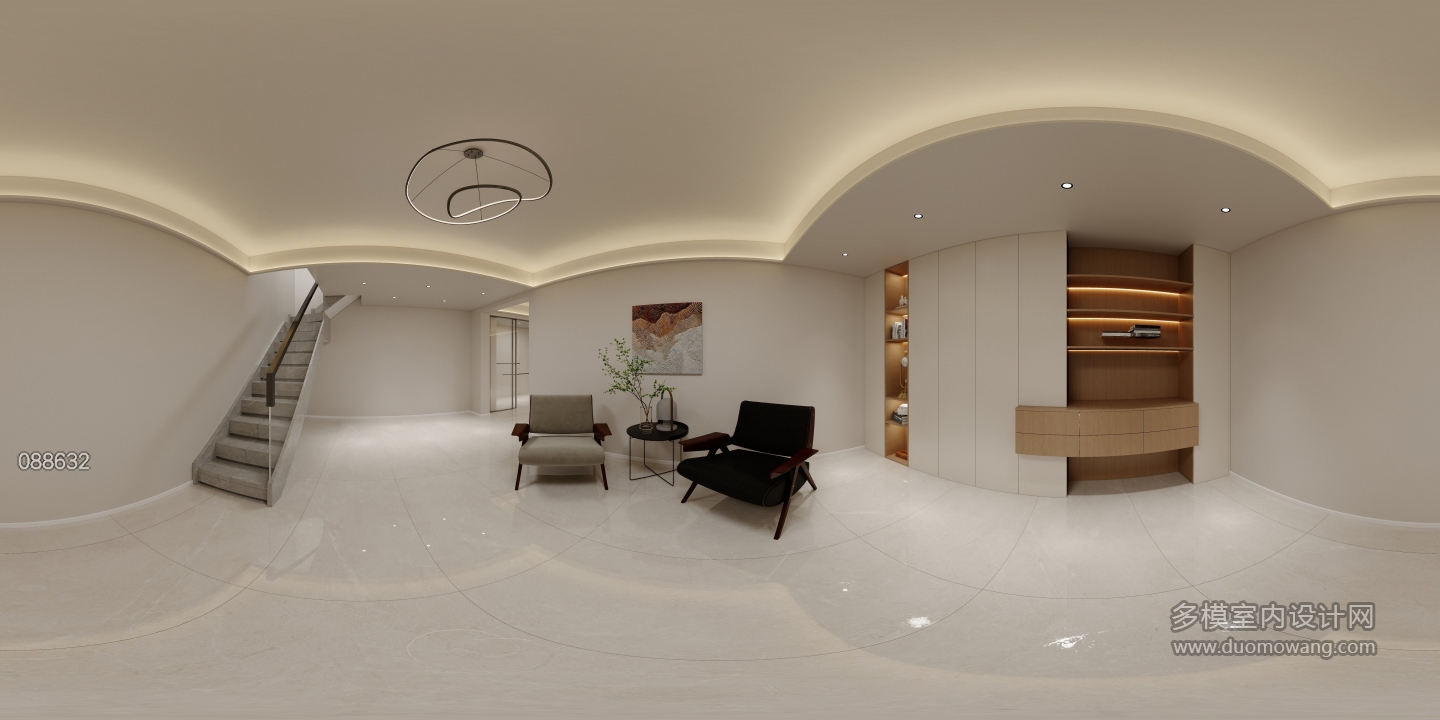 现代负一层休闲区