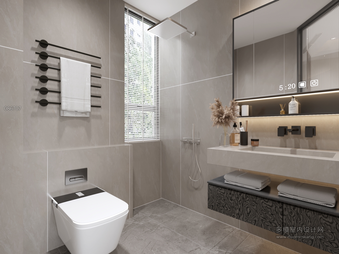 主卧卫生间特写