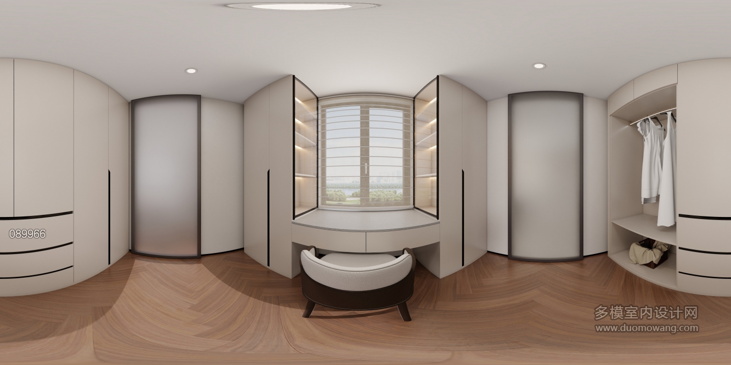 现代-2层衣帽间