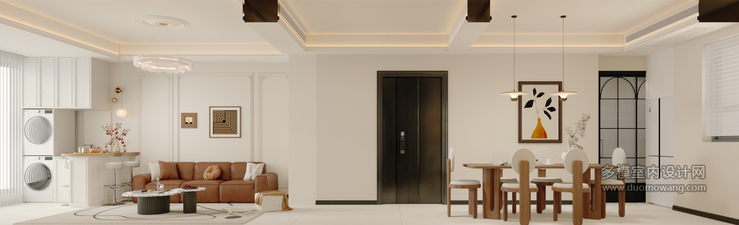 法式沙发背景墙单张