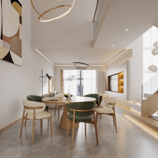 现代公寓电视背景墙