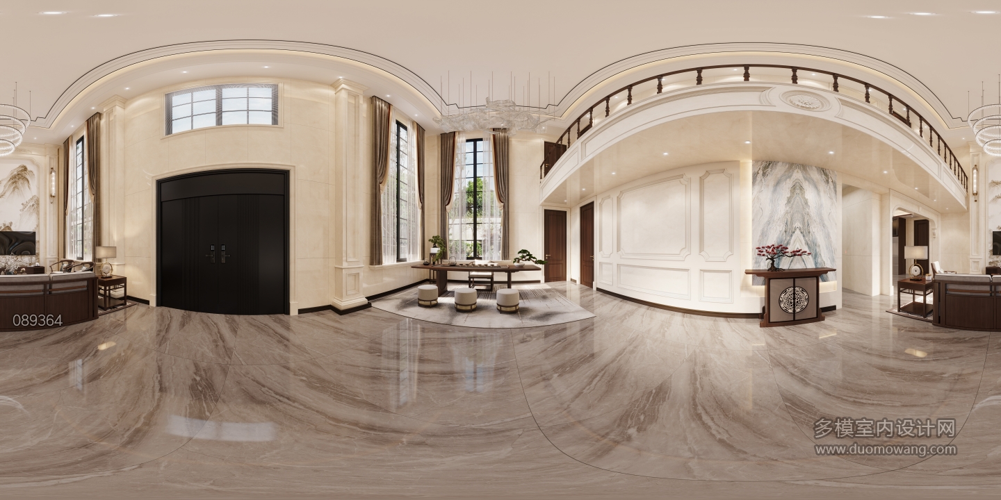 新中式客餐厅-全景