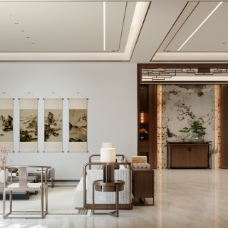 中式客厅二稿特写