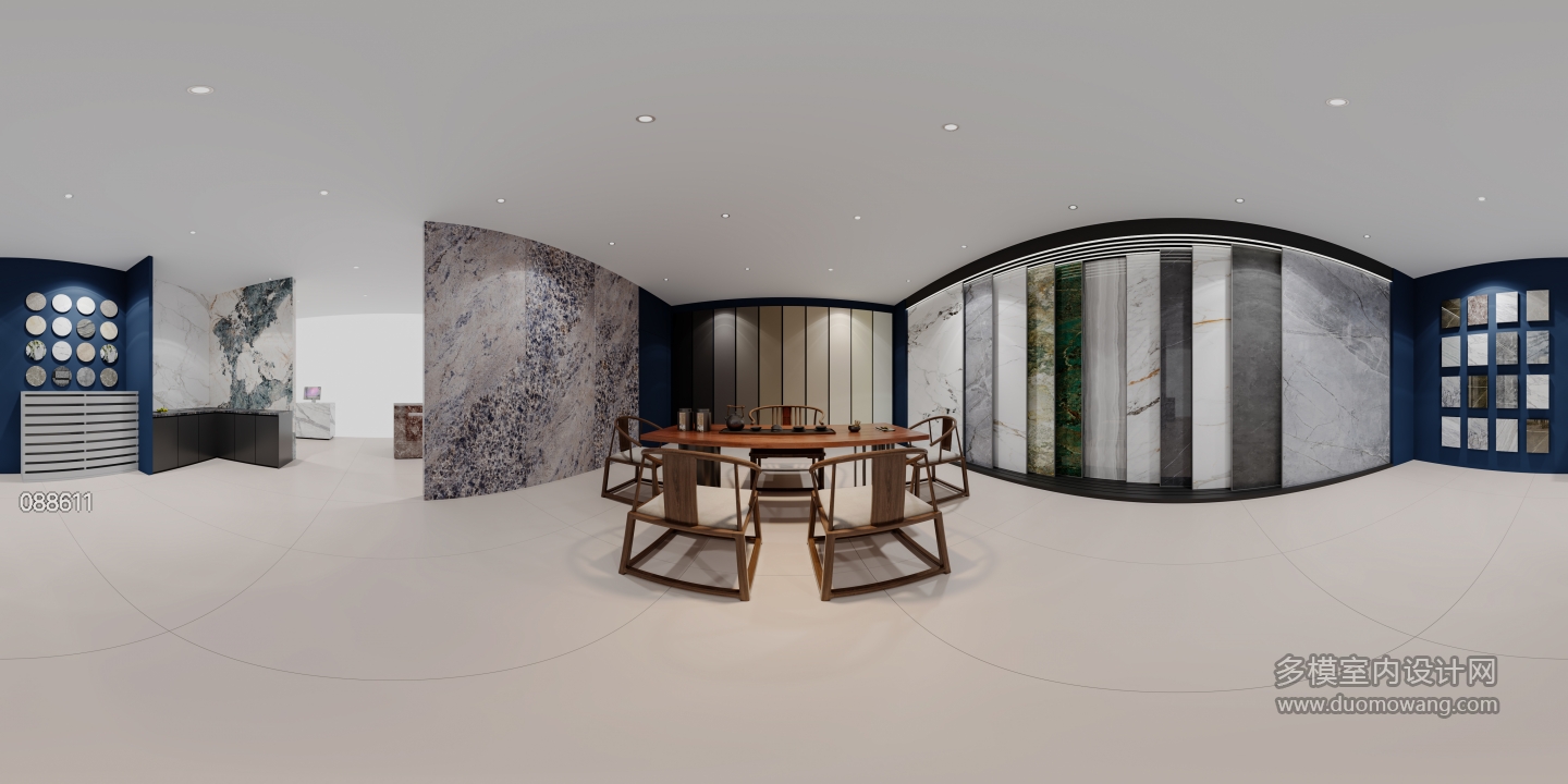 现代岩板展厅360