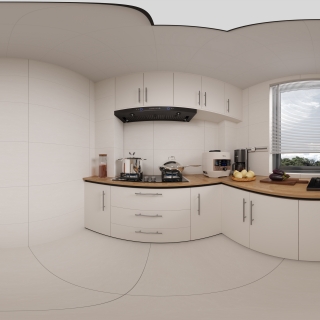 原木厨房360全景