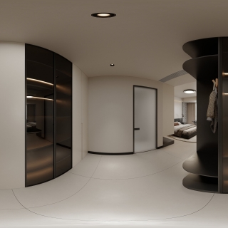 现代主卧衣帽间