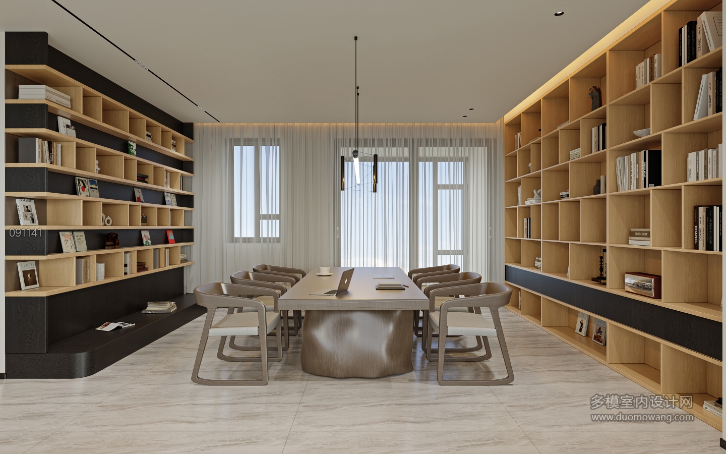 碧桂园二层912_二层阅读区001