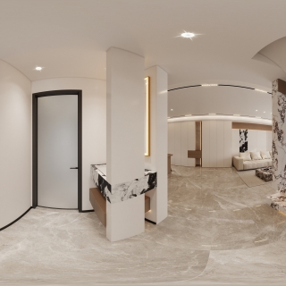 现代一楼楼梯间