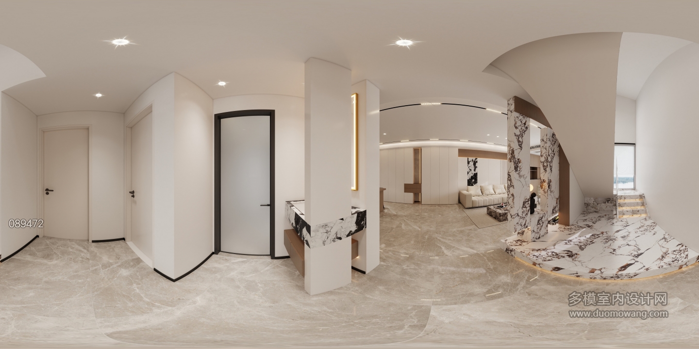 现代一楼楼梯间