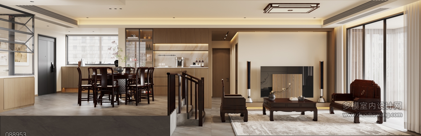 3新中式电视面单张