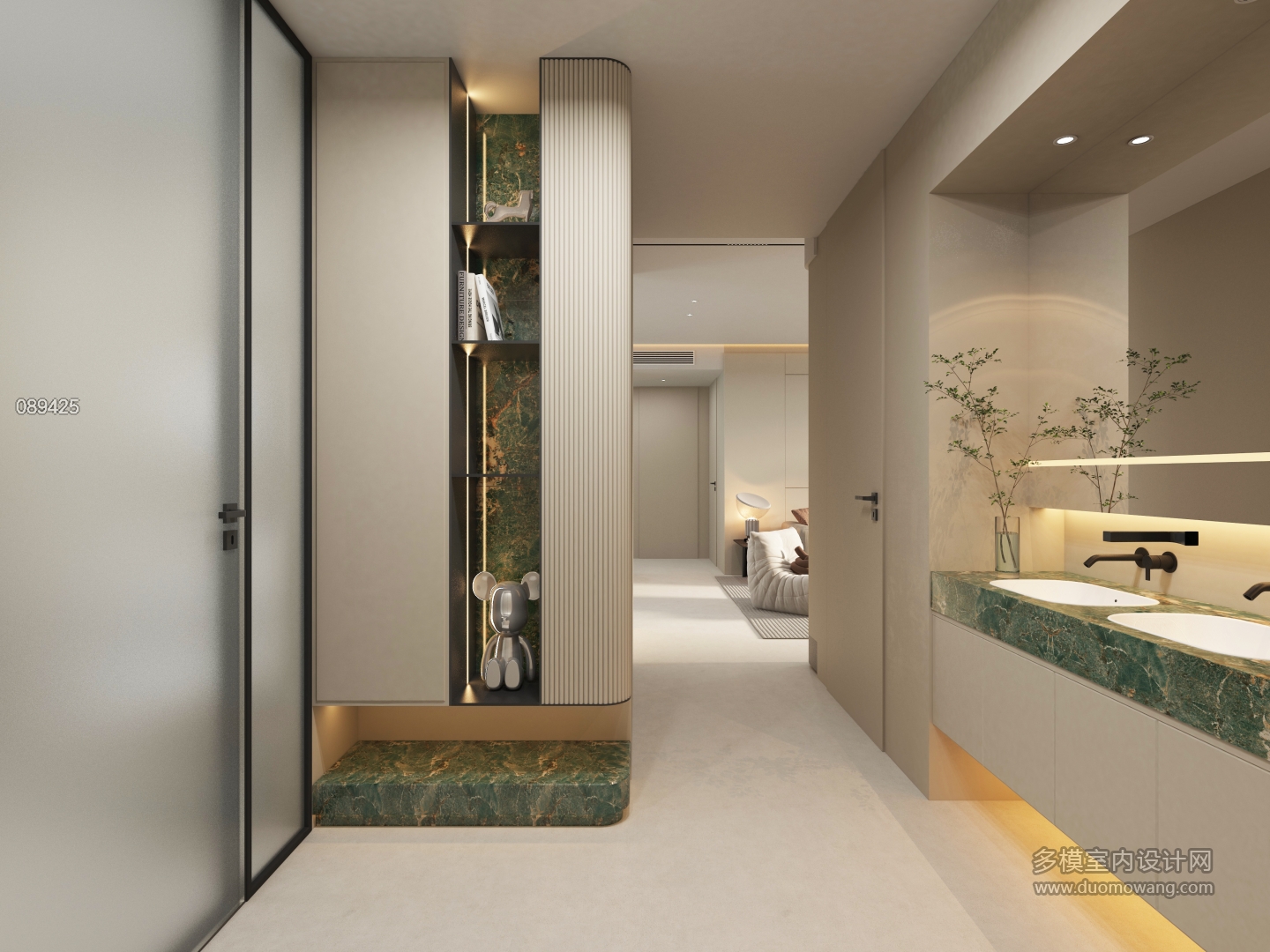 意式极简家装 洗手间