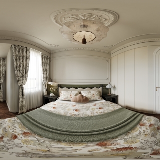 法式复古卧室360