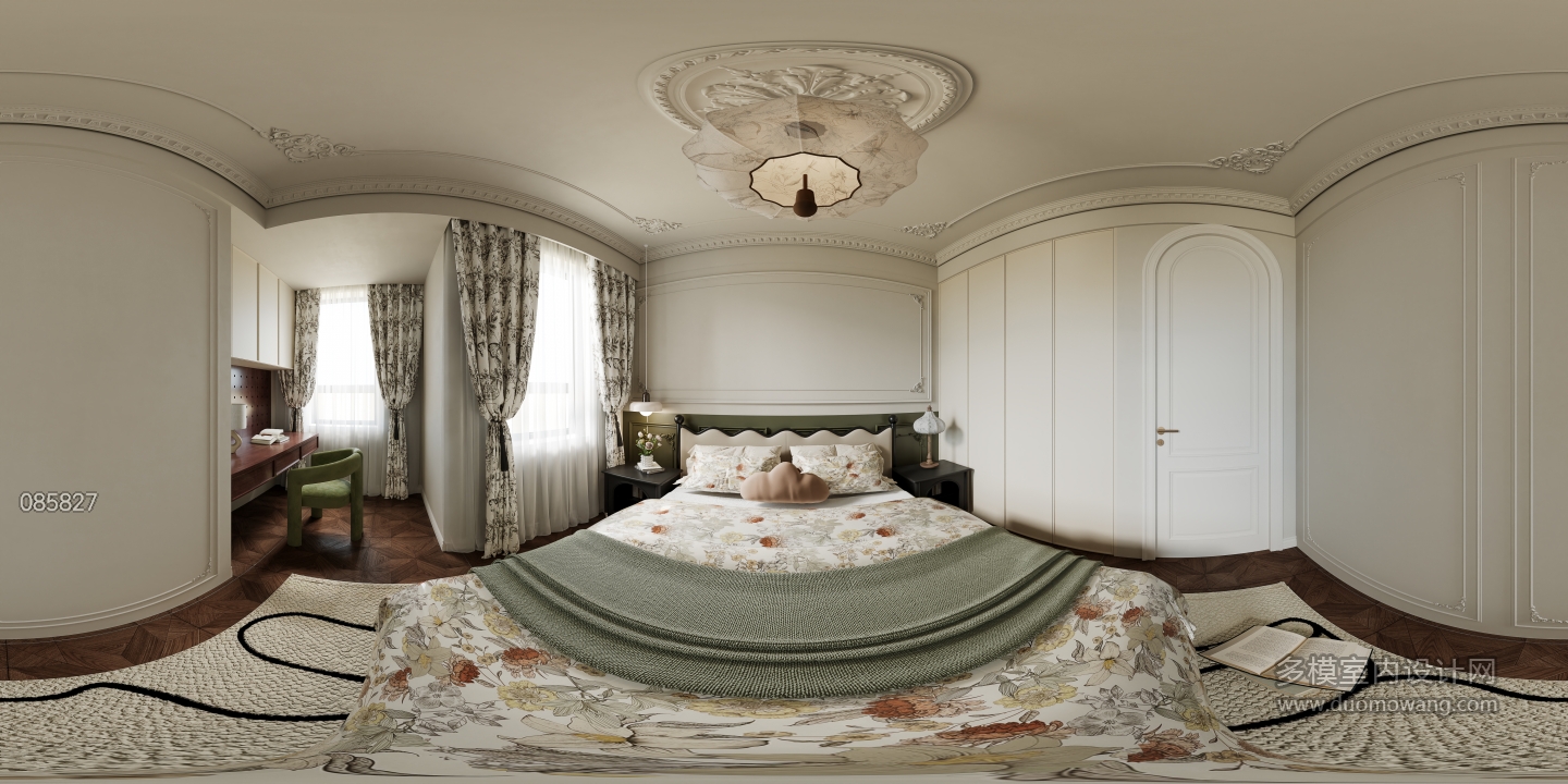 法式复古卧室360