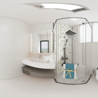 现代次卧卫生间