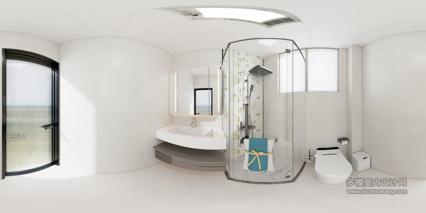 现代次卧卫生间