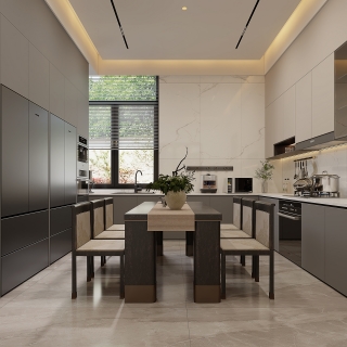 新中式一层厨房