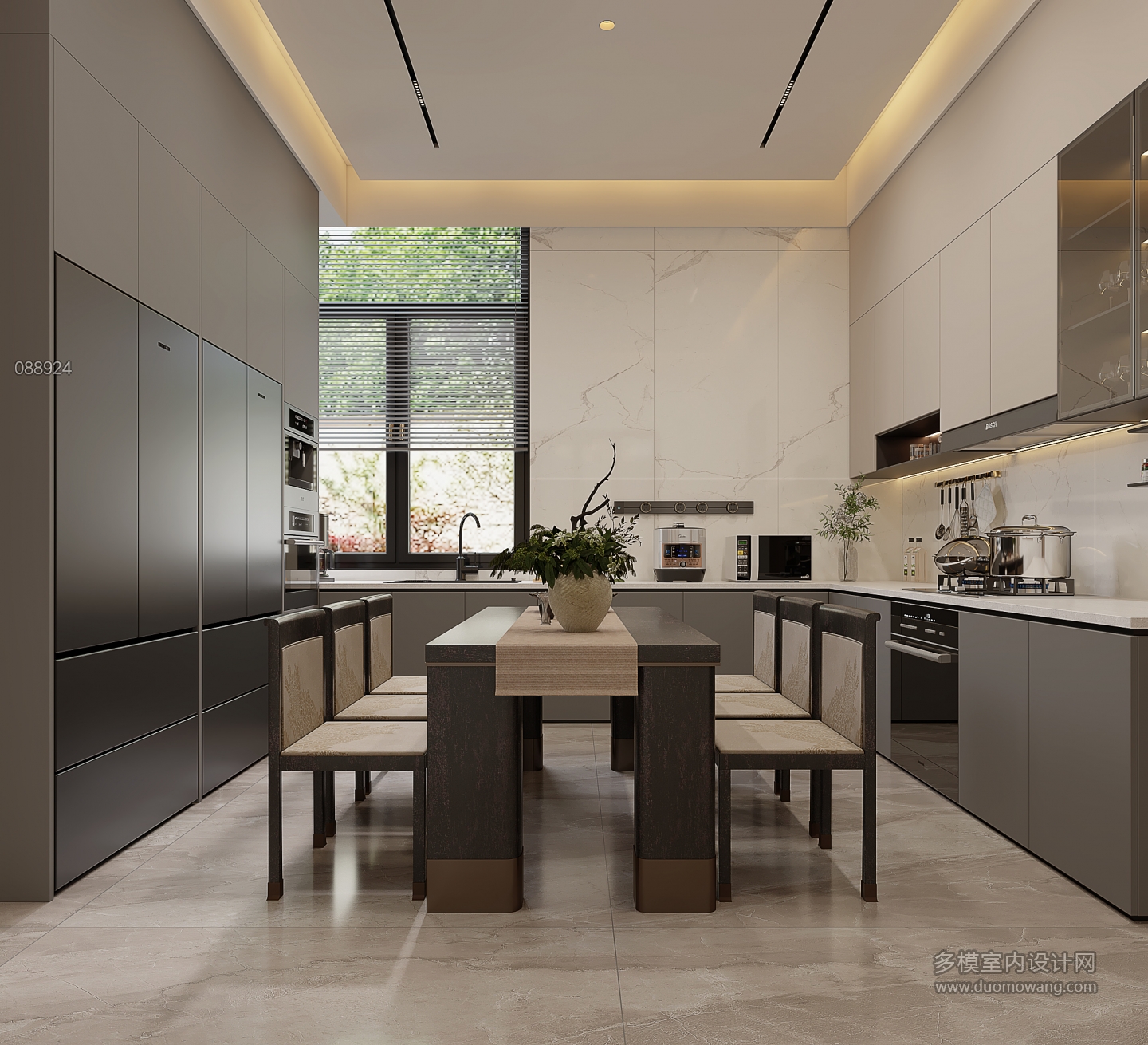 新中式一层厨房